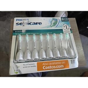 Philips Sonicare E-Series Replacement Toothbrush Heads, 8 Count